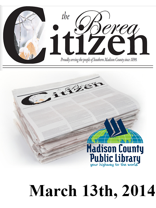 Title details for The Berea Citizen 2014 03/13 by Beth Myers - Available